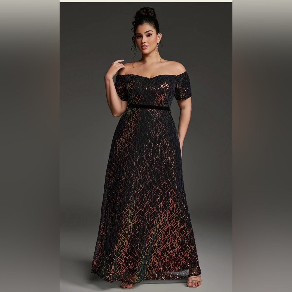 Black Strapless Dress